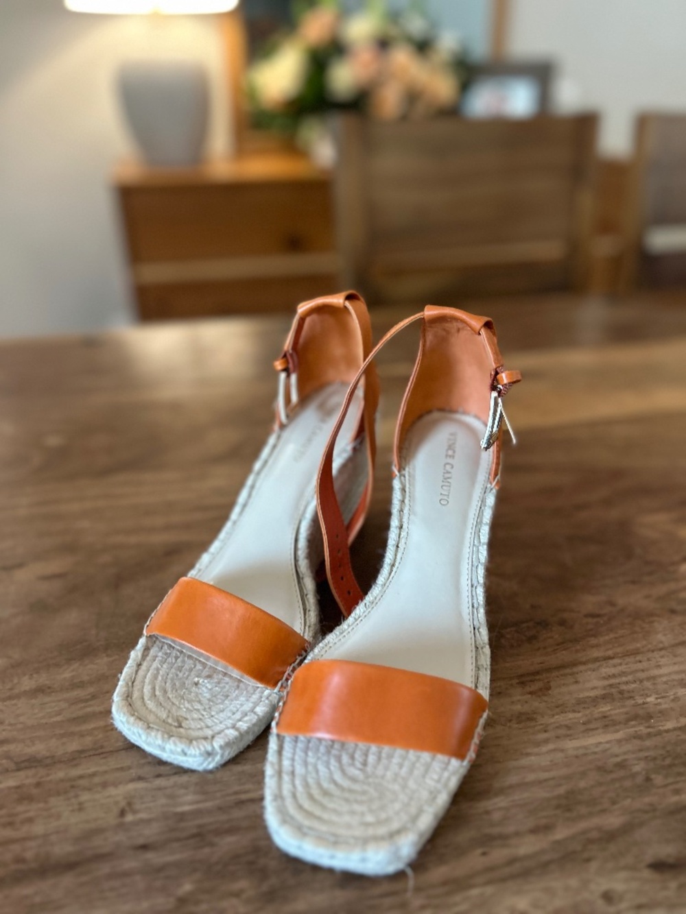 Vince Camuto Orange Heeled Sandals